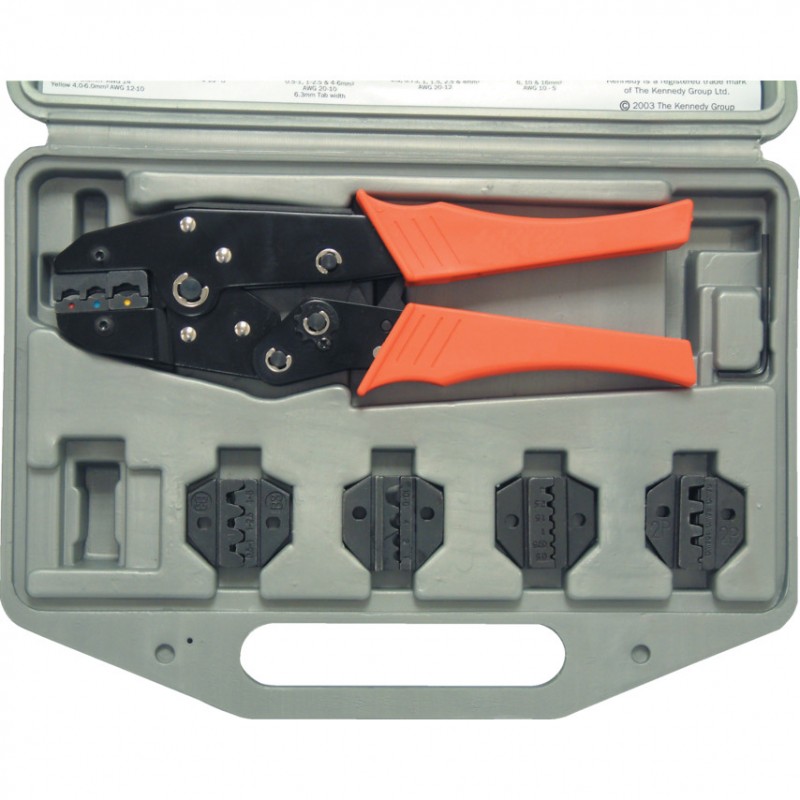 Kennedy.CRIMPING TOOL KIT - TERMI INALS/CONNECTORS/FERRULES