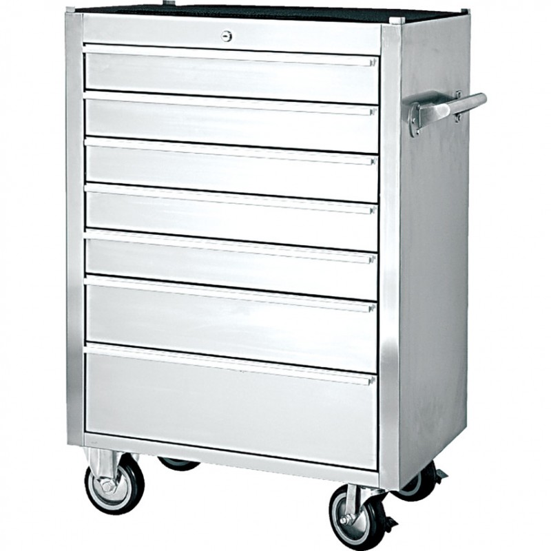 Workshop.7-DRAWER STAINLESS ROLLER CABINET