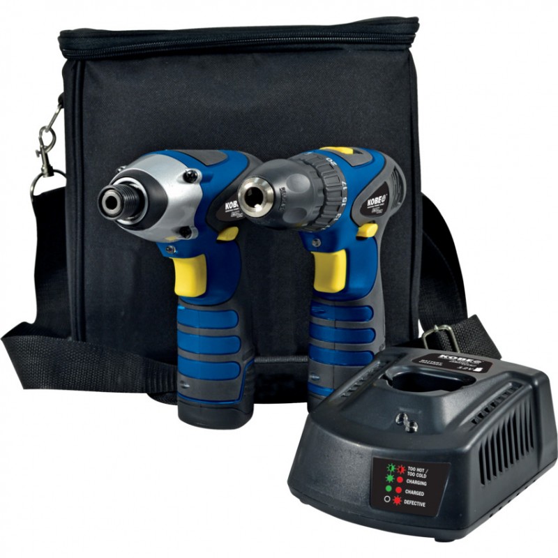 Kobe.10.8V DRILL / DRIVER TWIN PACK WITH 2 X 15AH