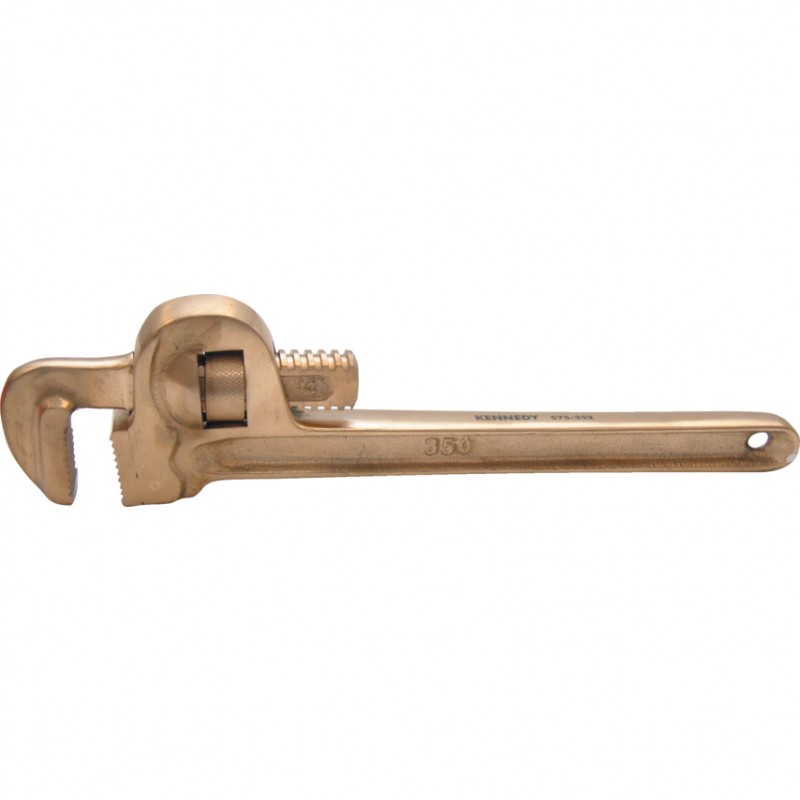 Kennedy-Pro.250mm SPARK RESISTANT H/DUTY PIPE WRENCH Al-Br