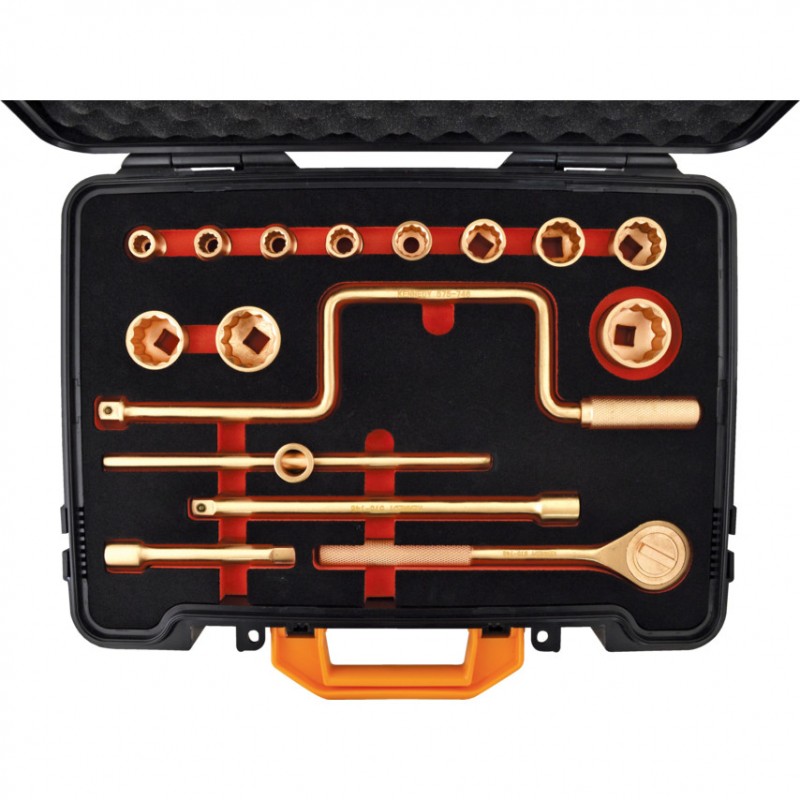 Kennedy.SPARK RESISTANT SOCKET SET 1/2